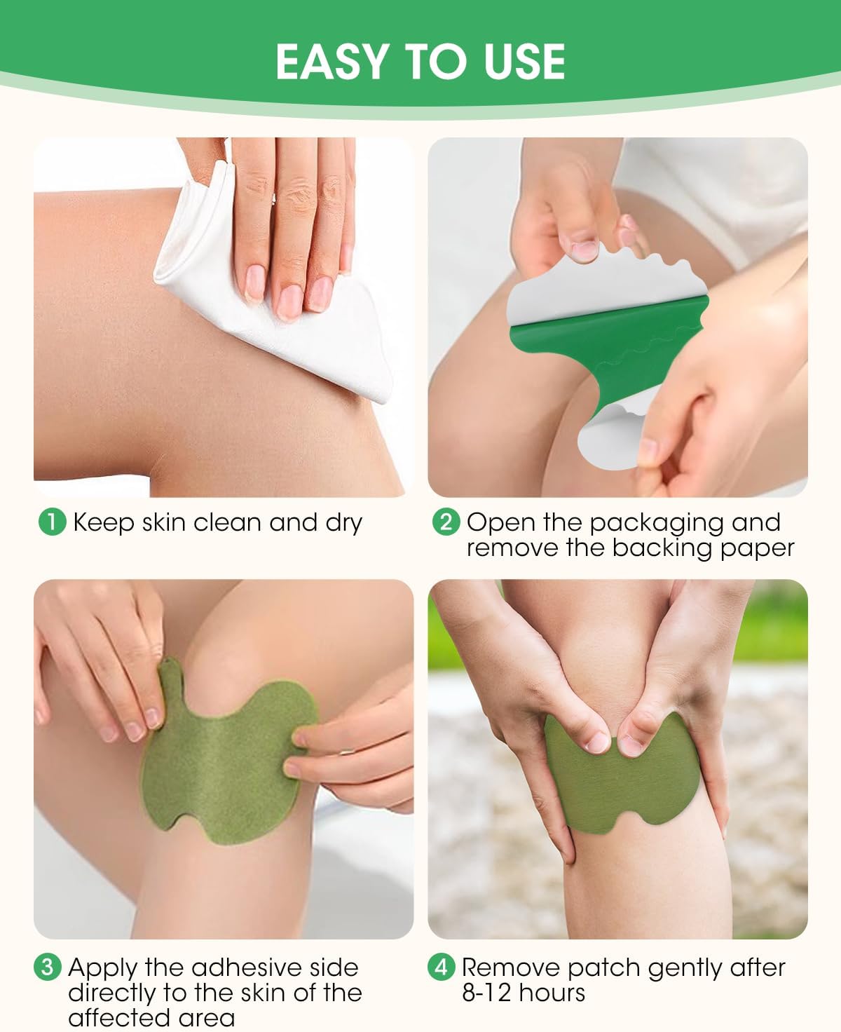 Natural Herbal Knee Patches