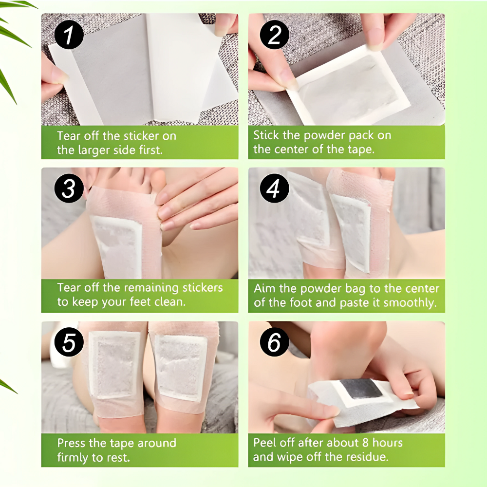 Bamboo Foot Detox Patches