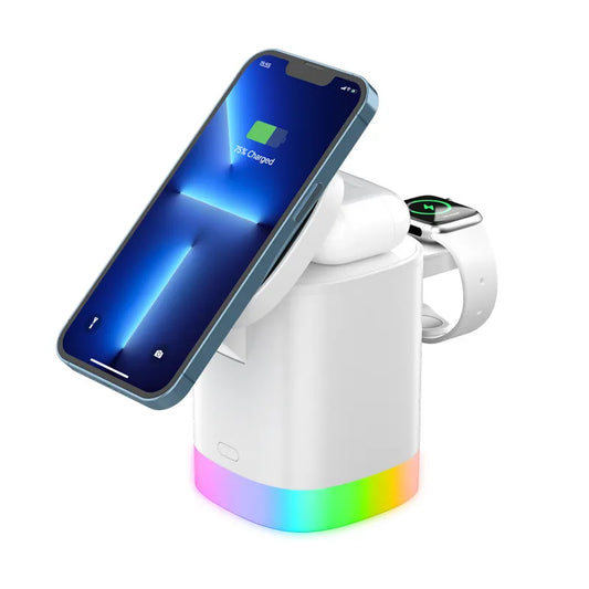 3 in 1 Magnetic Wireless Fast Charging Station
