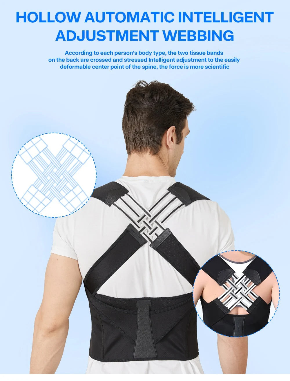 Adjustable Posture Corrector Belt
