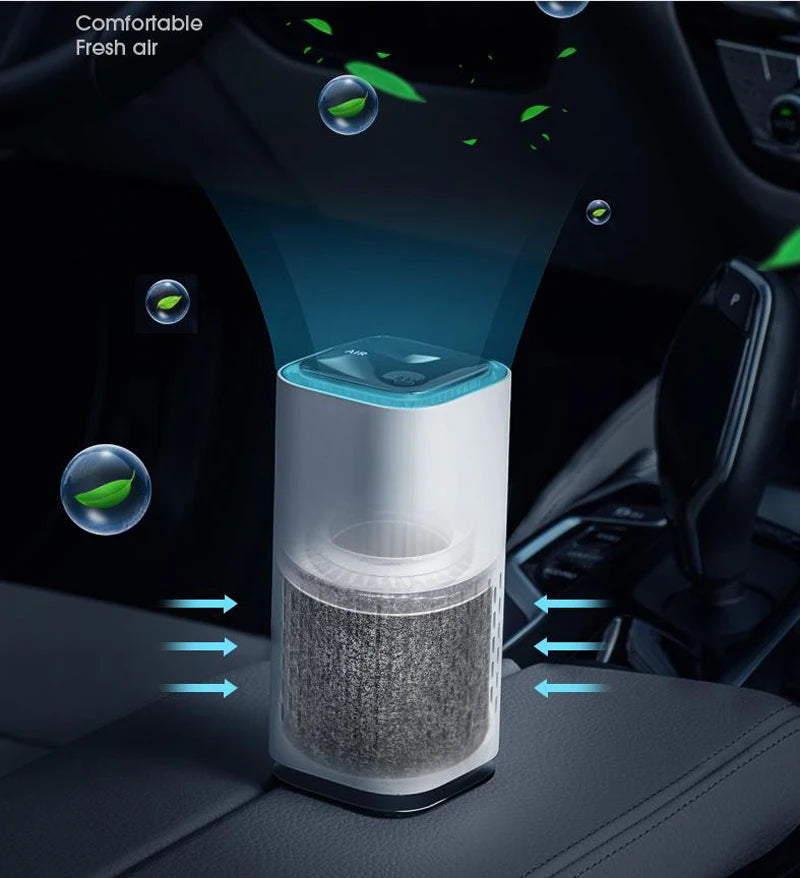 USB Mini Home Vehicle Air Cleaner Purifier