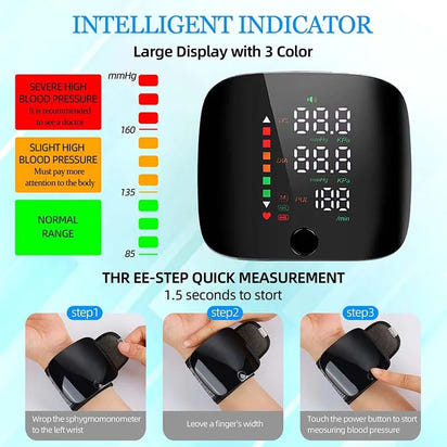 Portable Wrist Blood Pressure Monitor