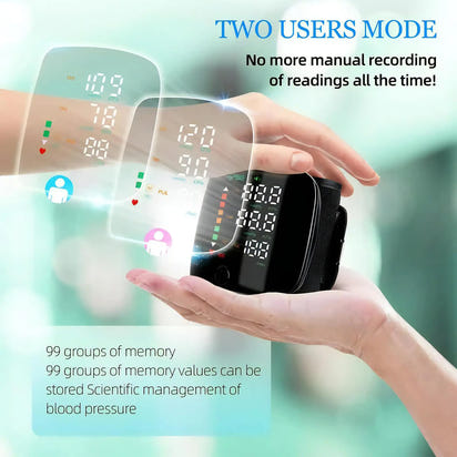 Portable Wrist Blood Pressure Monitor