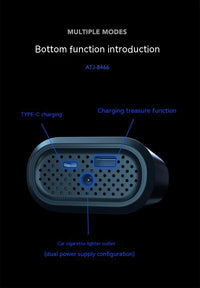 Mini Air Pump Handheld Wireless Tire Inflator Compressor