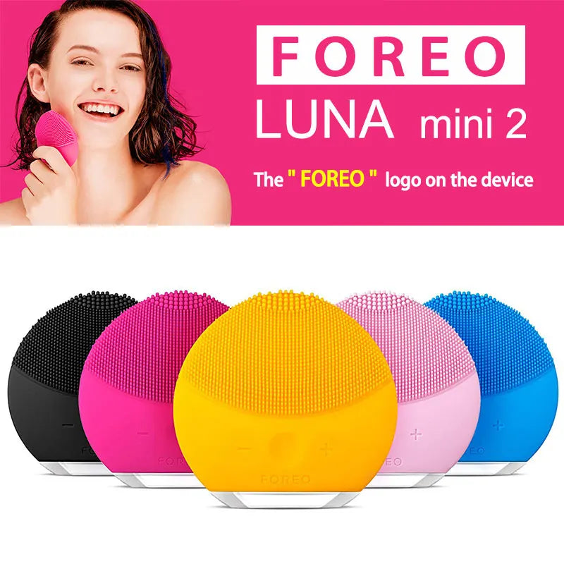 USB Charging Waterproof Ultrasonic Facial Cleansing Brush