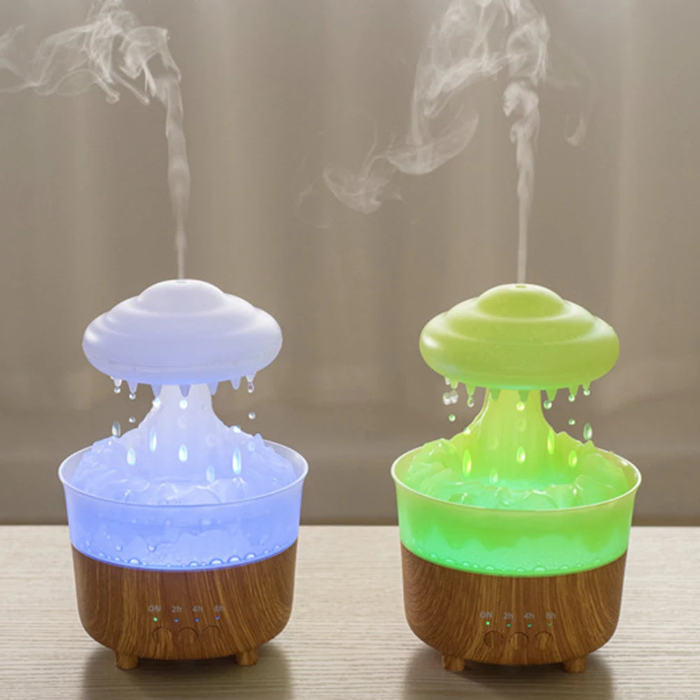 Rain Cloud Stress Relief Humidifier with Remote Control
