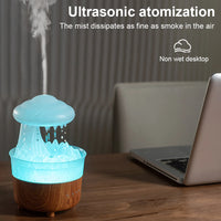 Rain Cloud Stress Relief Humidifier with Remote Control