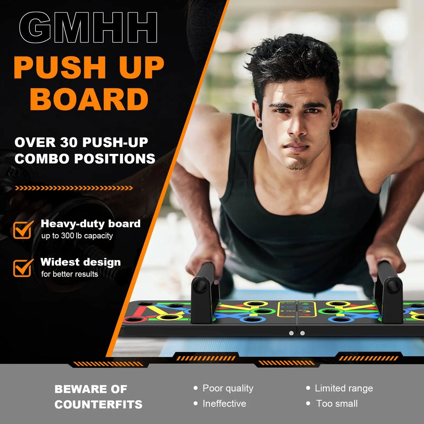 14 in 1 Push-Ups Stands Foldable Workout Bar