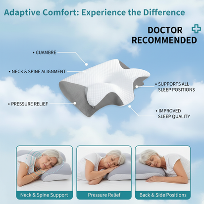 Butterfly Orthopaedic Neck & Shoulder Support Pillow