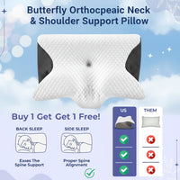 Butterfly Orthopaedic Neck & Shoulder Support Pillow