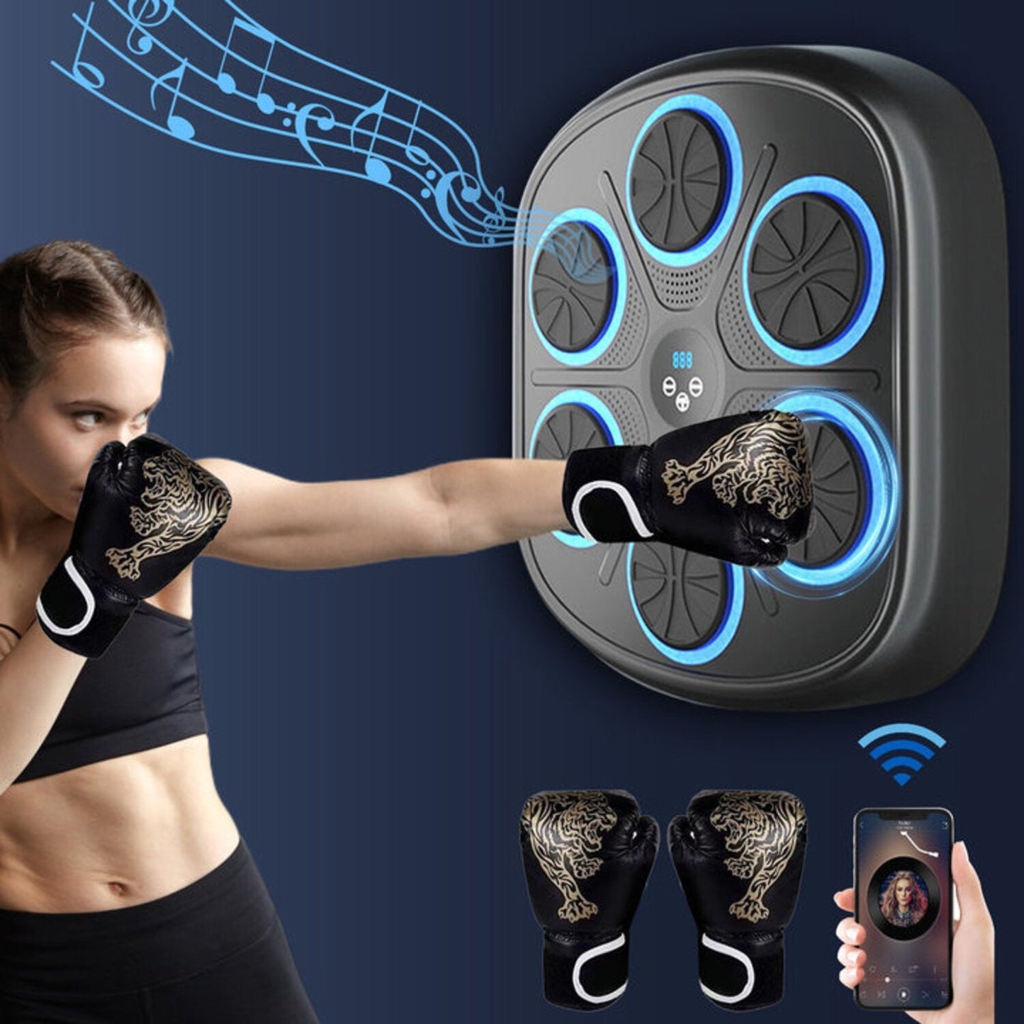 Groovy Punch Fitness Music Machine
