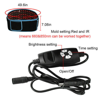 Red Light Therapy Slimming Belt