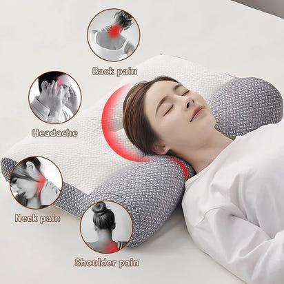 Orthopedic Neck Pillow(Bonus Neck Stretcher)